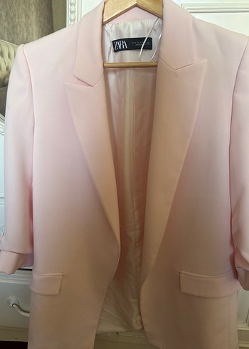 Zara Acik Pembe Blazer Ceket