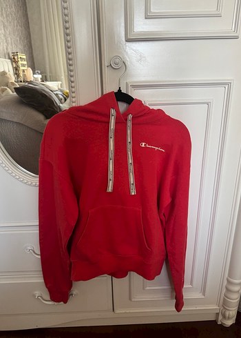 Diğer Kirmizi Champion Kapusonlu Sweatshirt