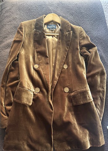 Massimo Dutti Vizon Kadife Ceket
