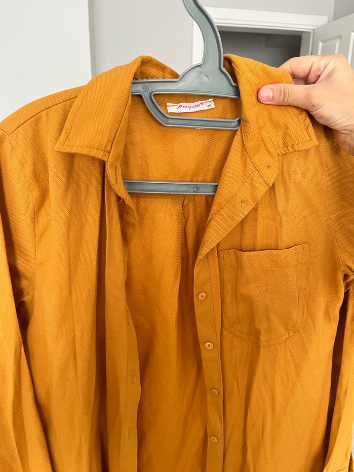 Keten Kadın Gömlek - Görsel 3