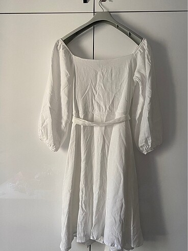 38 Beden beyaz Renk Trendyol milla beyaz elbise