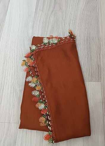  Beden turuncu Renk İğne oyası yazma 