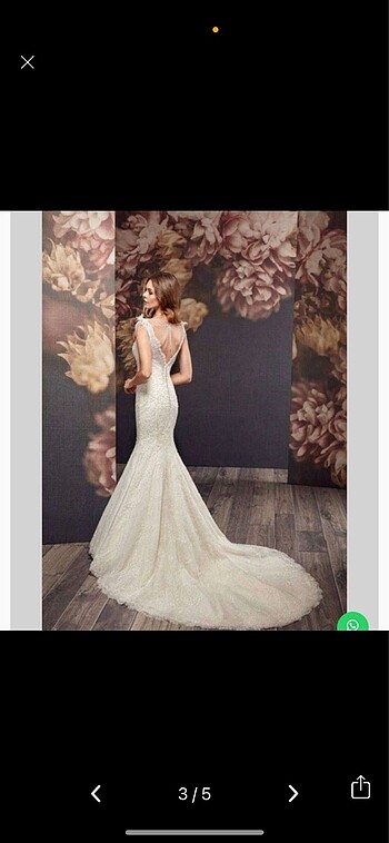 Gelinlik, aysira marka balık model - Görsel 5