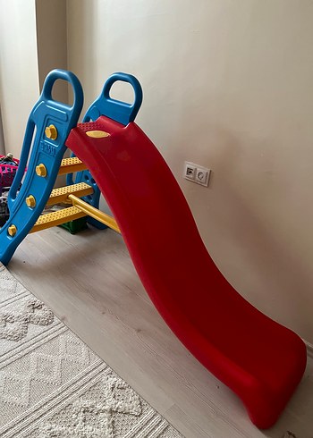 Beden Dolu markalı Büyük Su Kaydırağı Mavi-Kırmızı