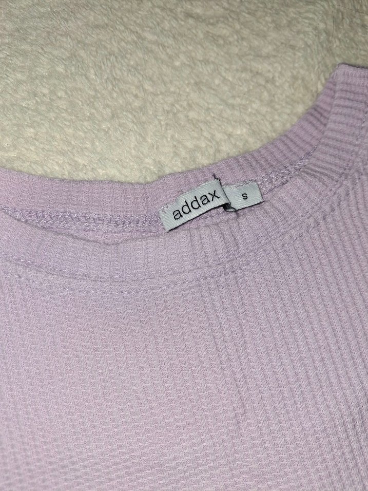 Mor Uzun Kollu Rahat Bluz - Görsel 2