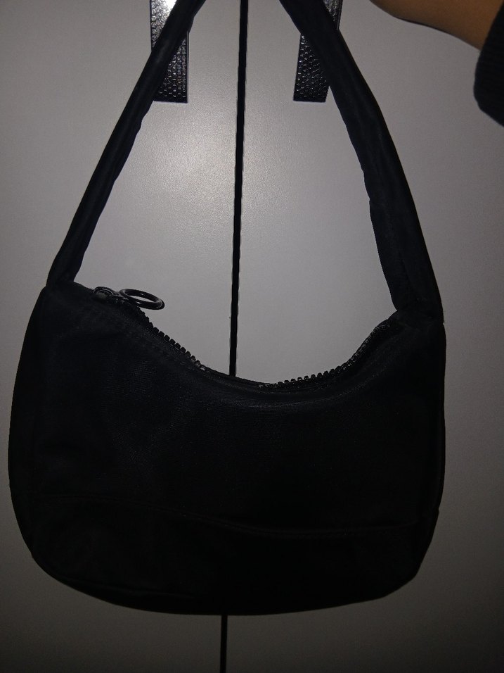 Pull&Bear Siyah Fermuarlı Çanta — görsel 3/5