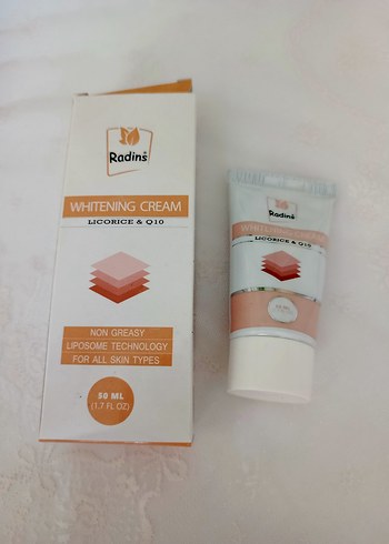 Radins Licorice & Q10 Beyazlatıcı Krem 50ml