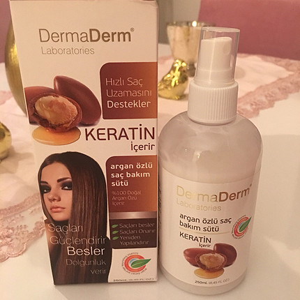 Argan özlü saç serumu