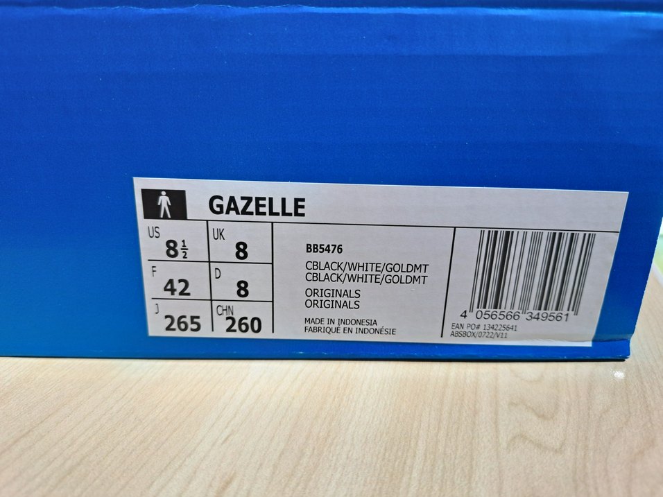 Sıfır Adidas Gazelle BB5476 Unisex Sneaker Ayakkabı — görsel 3/6