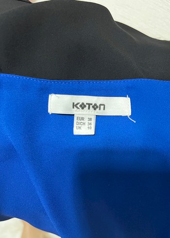 Siyah şifon içi lacivert astarlı bluz sıfırkol - Görsel 4