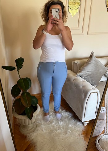 Mavi Pastel Kadın Denim Pantolon