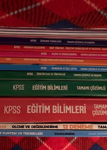 2023 KPSS Eğitim Bilimleri Deneme Kitapları