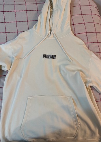 Les Benjamins Ekru Kapusonlu Sweatshirt Orijinal