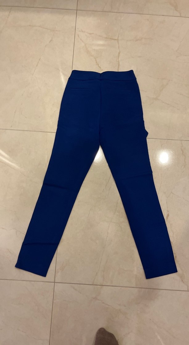 Saks Mavisi Yüksek Bel Pantolon — görsel 5/6