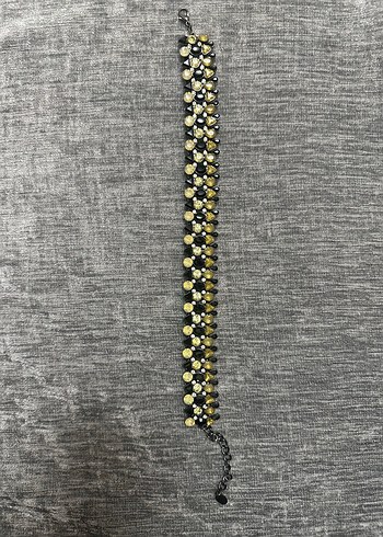 Zara Siyah Boncuklu Choker