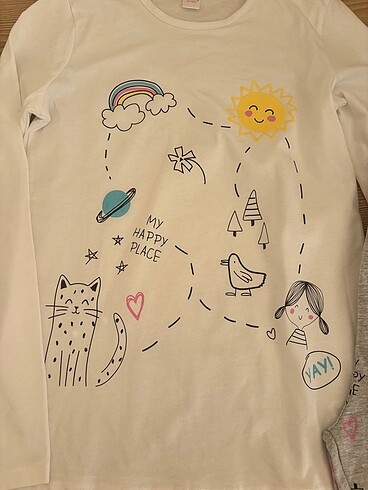 10 Yaş Beden Kız çocuk Pijama takımı