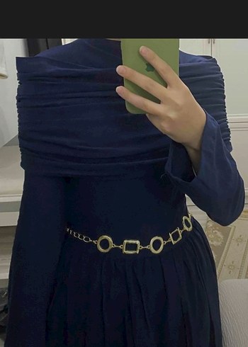 drapeli sandy elbise - Görsel 2