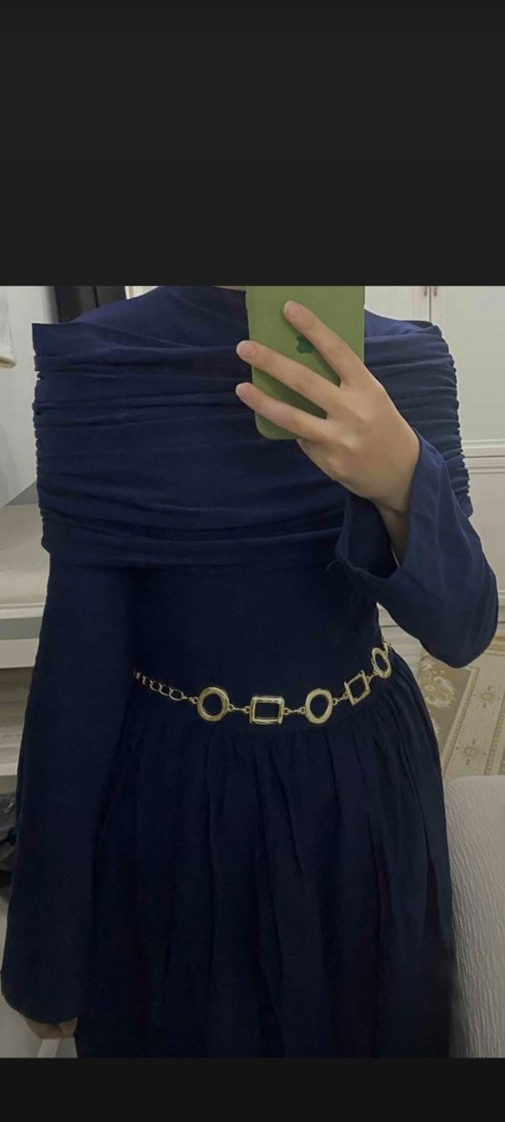 drapeli sandy elbise - Görsel 2