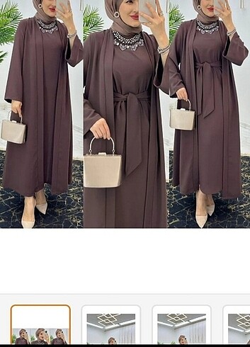 Tesettür abaya kahve