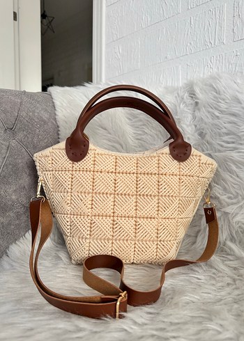 Örgü Bohem Kadın Çanta - Görsel 2