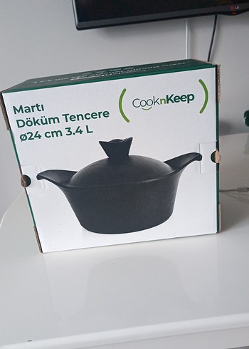 Diğer CooknKeep Martı Döküm Güveç Tencere 3.4L