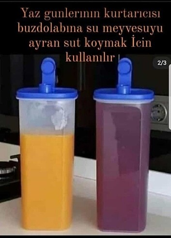  Beden Renk Tupperware çok amaçlı sürahi 