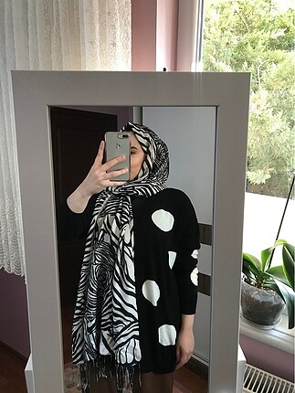 Beden çeşitli Renk İpekevi şal zebra desen şal