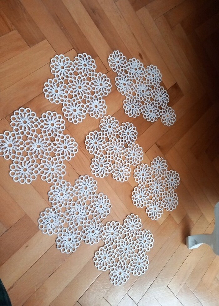 Elişi  örtü  takimi - Görsel 2