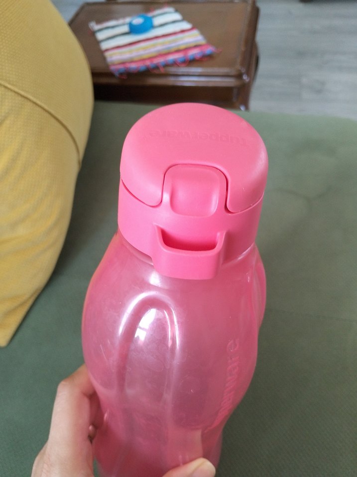 Pastel Pembe tupperware su şişesi - Görsel 2