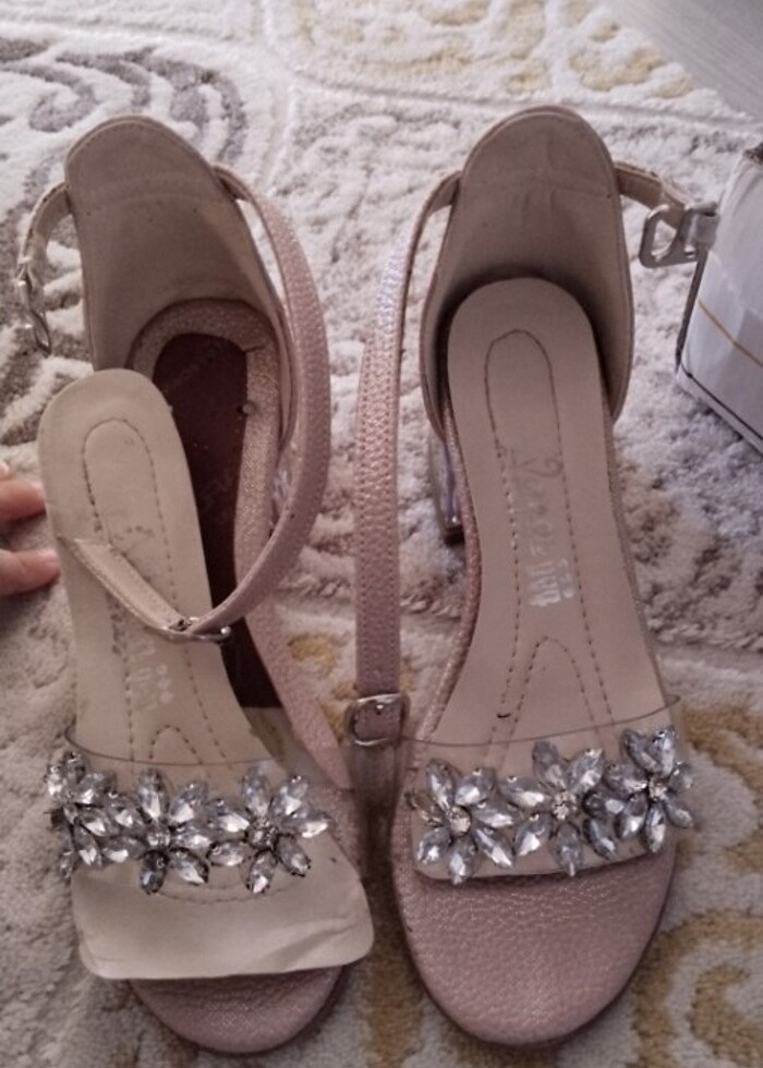 Kız çocuk topuklu ayakkabı - Görsel 2