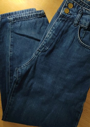 Mudo Koyu Mavi Rahat Kesim Denim Jean