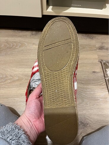 39 Beden beyaz Renk Espadril