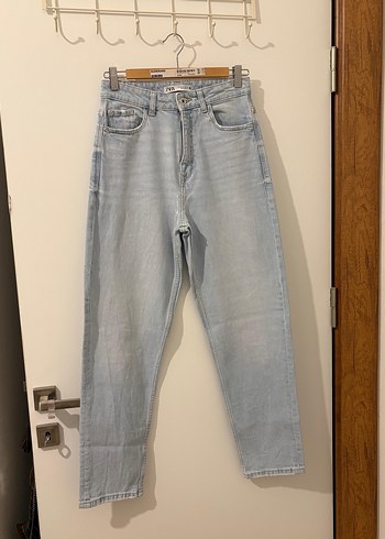 Zara Acik Mavi Denim Jean