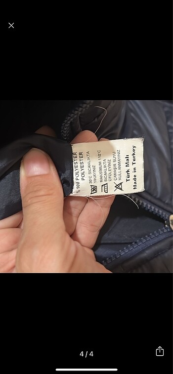 m Beden lacivert Renk Lacivert şişme Mont