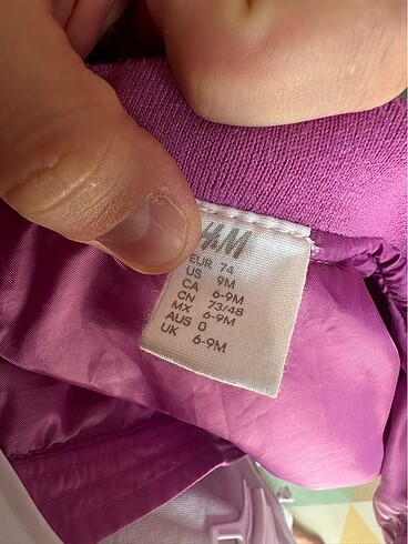 9 Ay Beden H&M çocuk mont