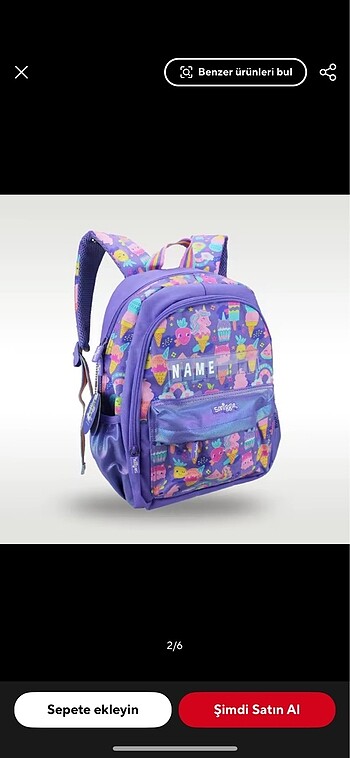 Smiggle çanta