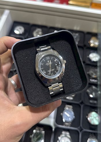 Rolex Klasik Siyah Analog Erkek Kol Saati