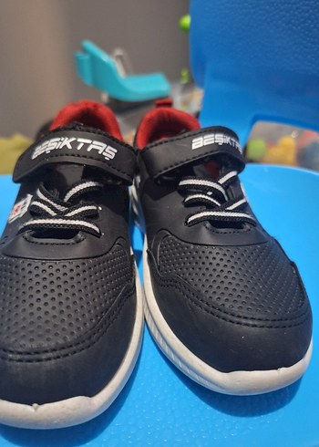 Erkek Çocuk Siyah Sneaker Velcro Bağcıklı