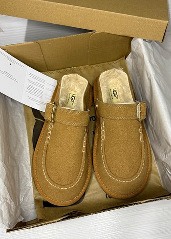 Ugg Kahverengi Suet Slip On Terlik