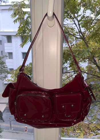 American Vintage Rugan Bordo Visne Omuz Cantasi