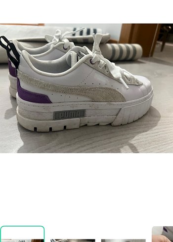 Puma Beyaz Platform Sneaker