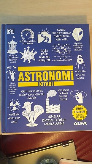 Astronomi kitabı Alfa yayınları 