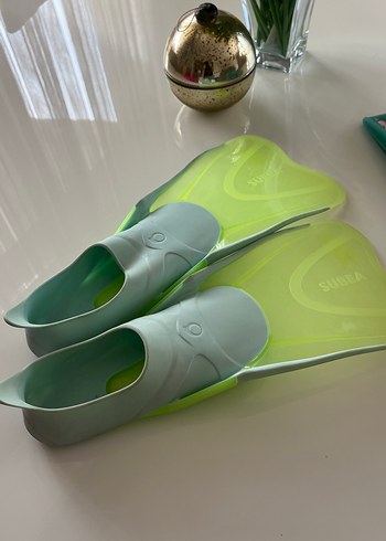 Decathlon Subea Neon Yesili Acik Mavi Palet