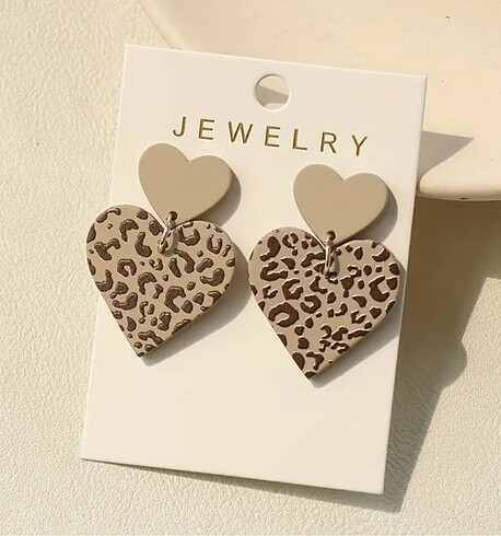 Accessorize Vizon leopar küpe