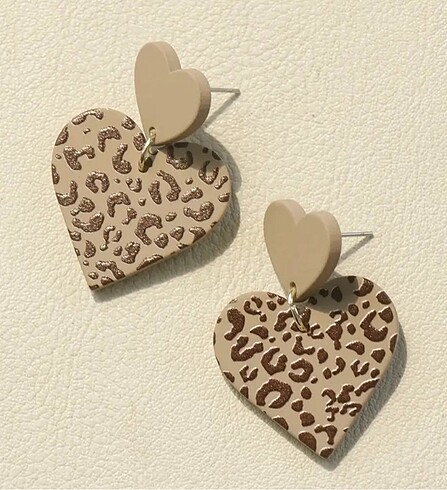 Vizon leopar küpe
