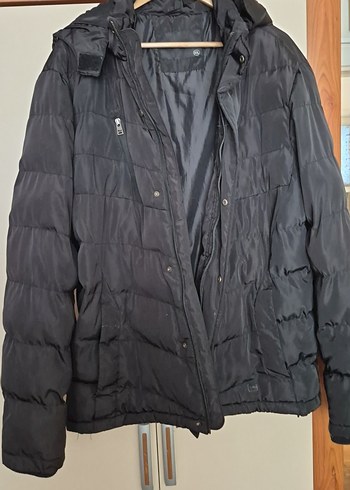 LTB Siyah Kapusonlu Sisme Mont