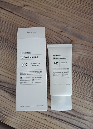 Barulab Greentea Hydro Calming Sun Cream