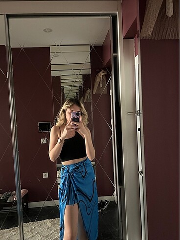 s Beden lacivert Renk Bershka etek