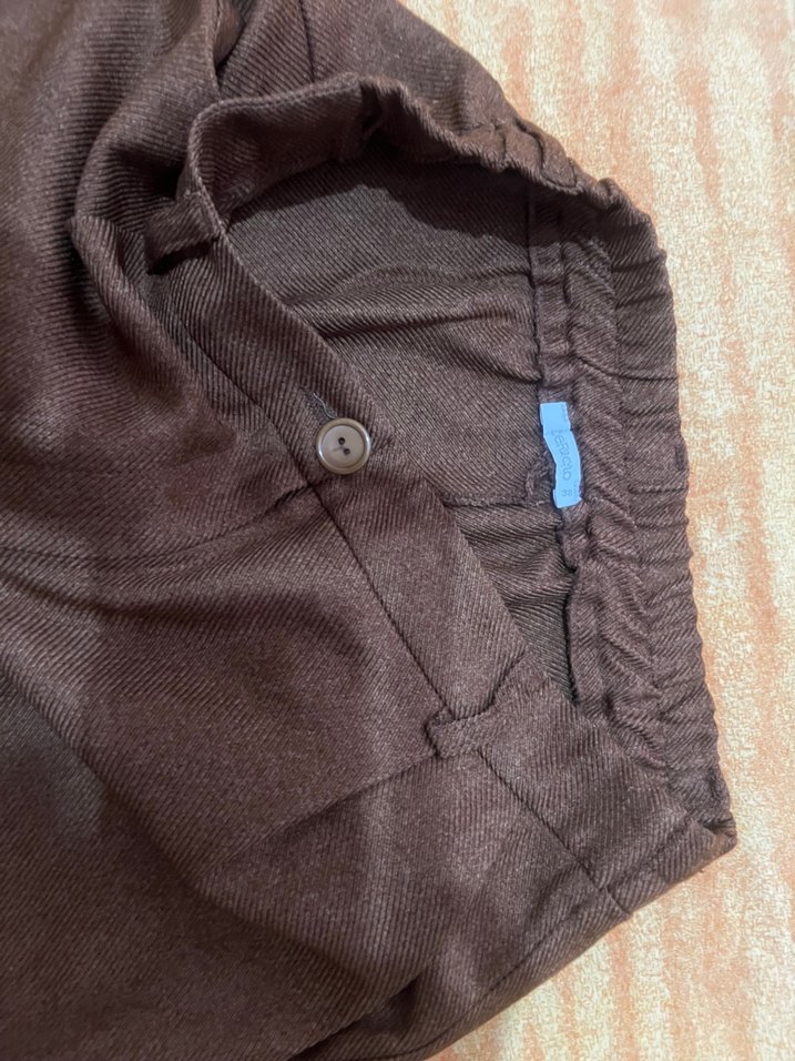 Koyu Kahverengi Rahat Kesim Pantolon — görsel 3/5