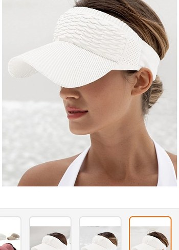  Beden Minimalist Beyaz Kadın Şapka